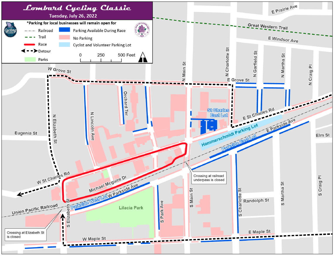 Lombard Cycling Classic Public Facing Map
