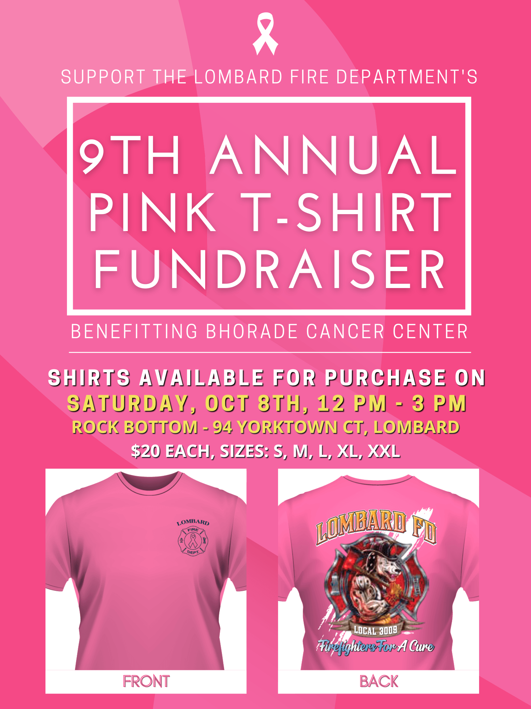 Public LFD Pink Shirts Flyer